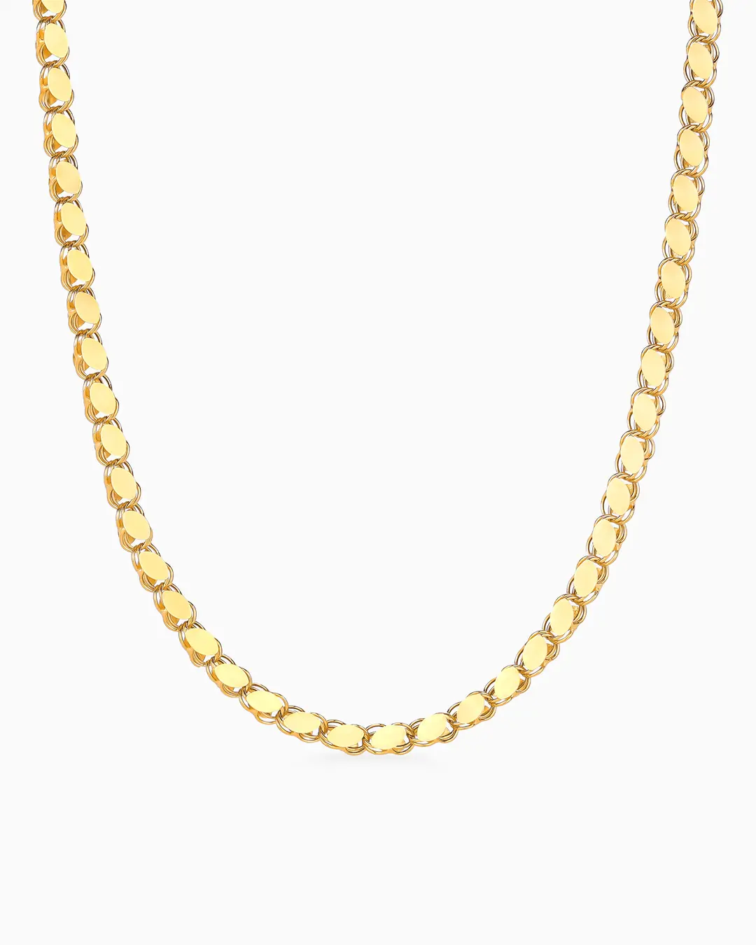 14 Ayar Pullu Zincir (60 cm Kalın)